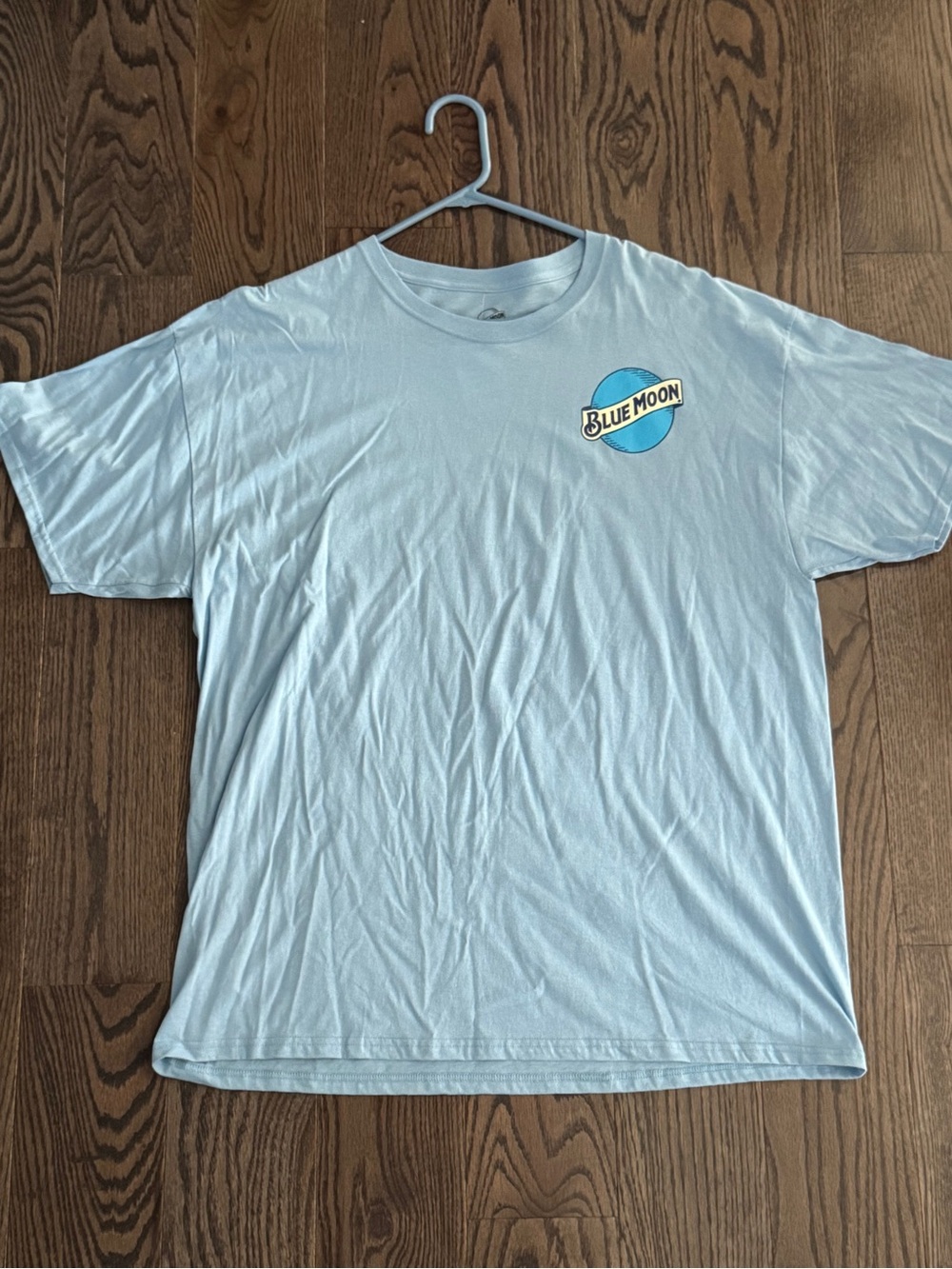 Blue moon shirt with print on back BRAND NEW SIZE XL #graphic tee